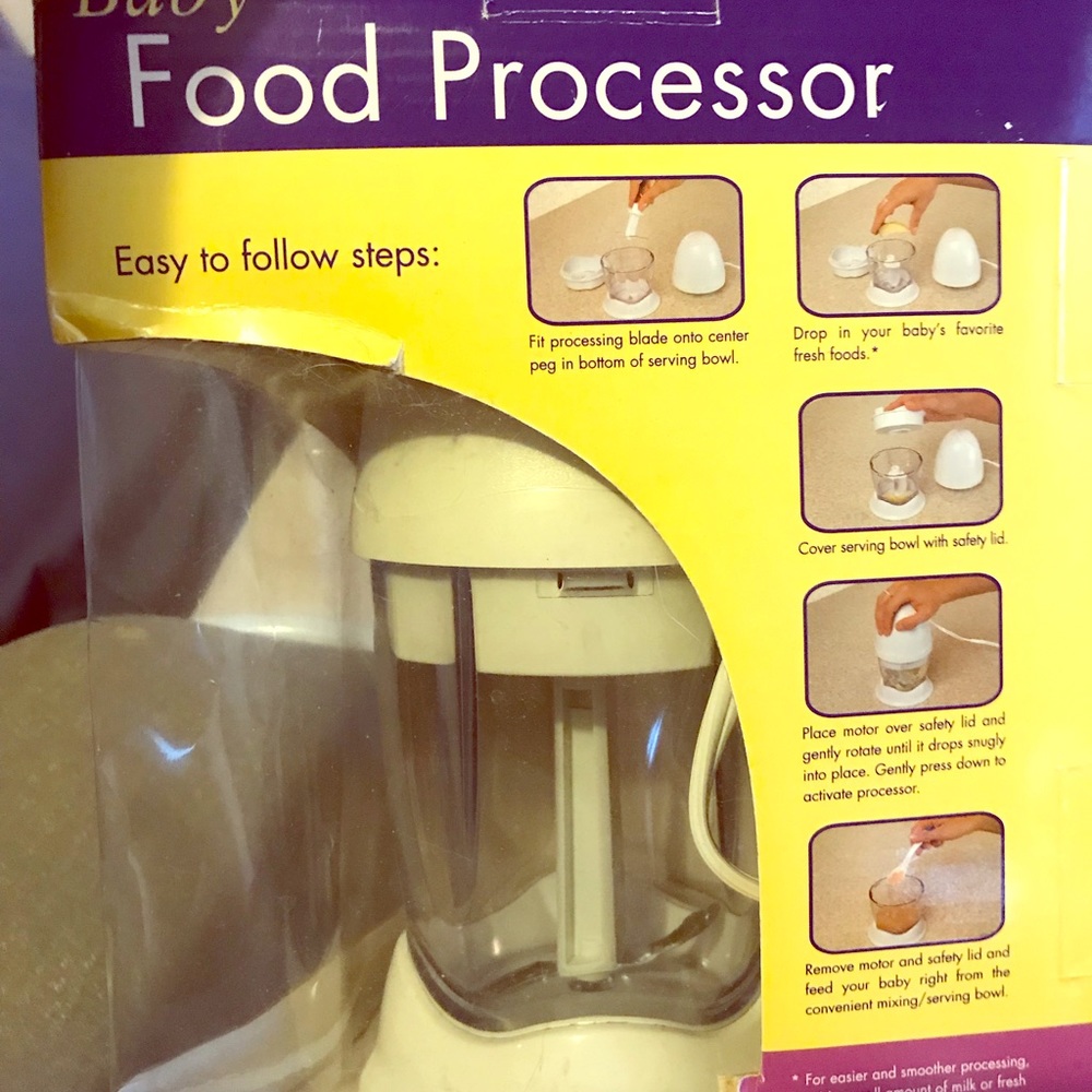 Baby food processor